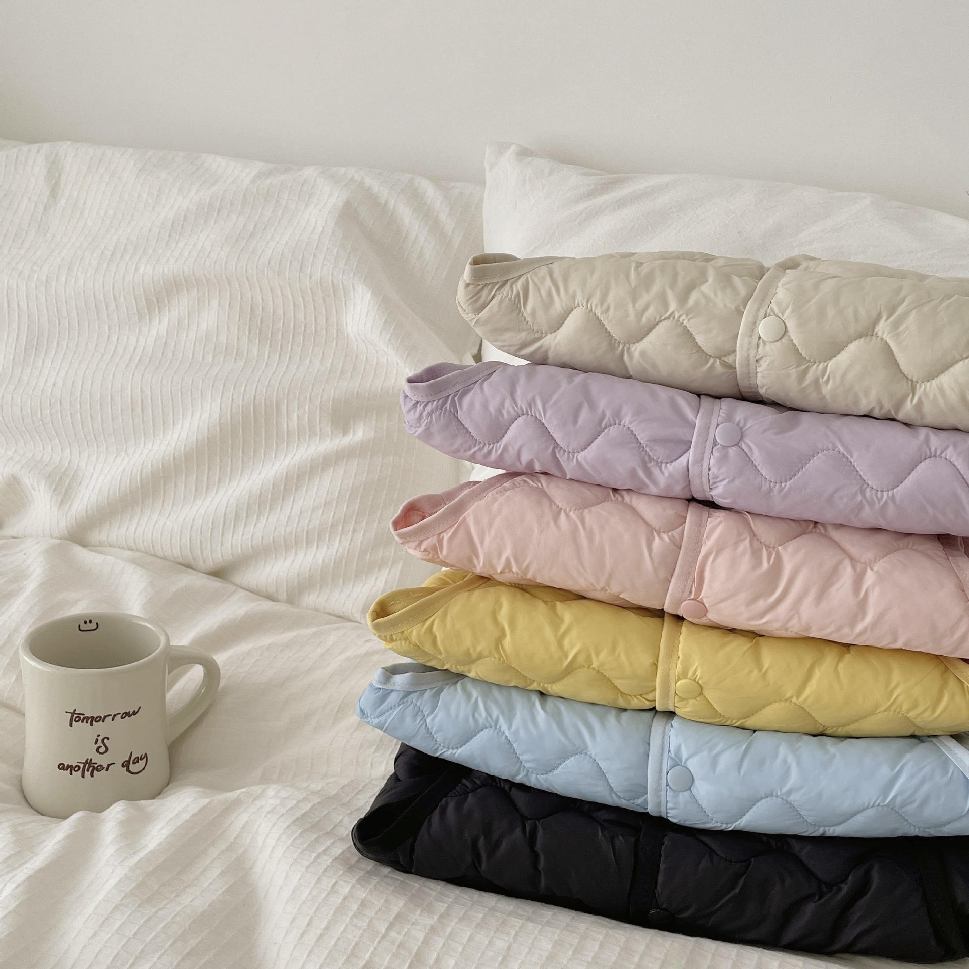Otoño y invierno nuevo chaleco de plumón de algodón para bebés super suave chaqueta de algodón para niños y niñas