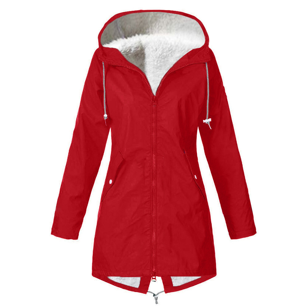 2023 chaqueta acolchada de algodón de longitud media chaqueta acolchada de algodón con forro polar chaqueta de Montañismo con capucha a prueba de lluvia tres en uno