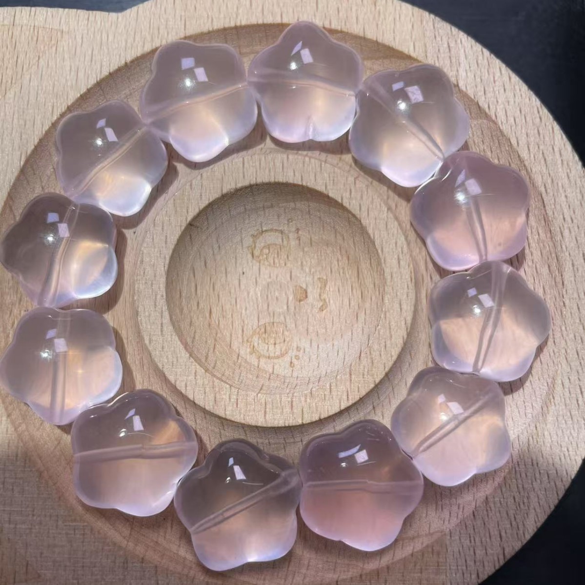 天然粉水星星手链配件挂件diy饰品厂家批发