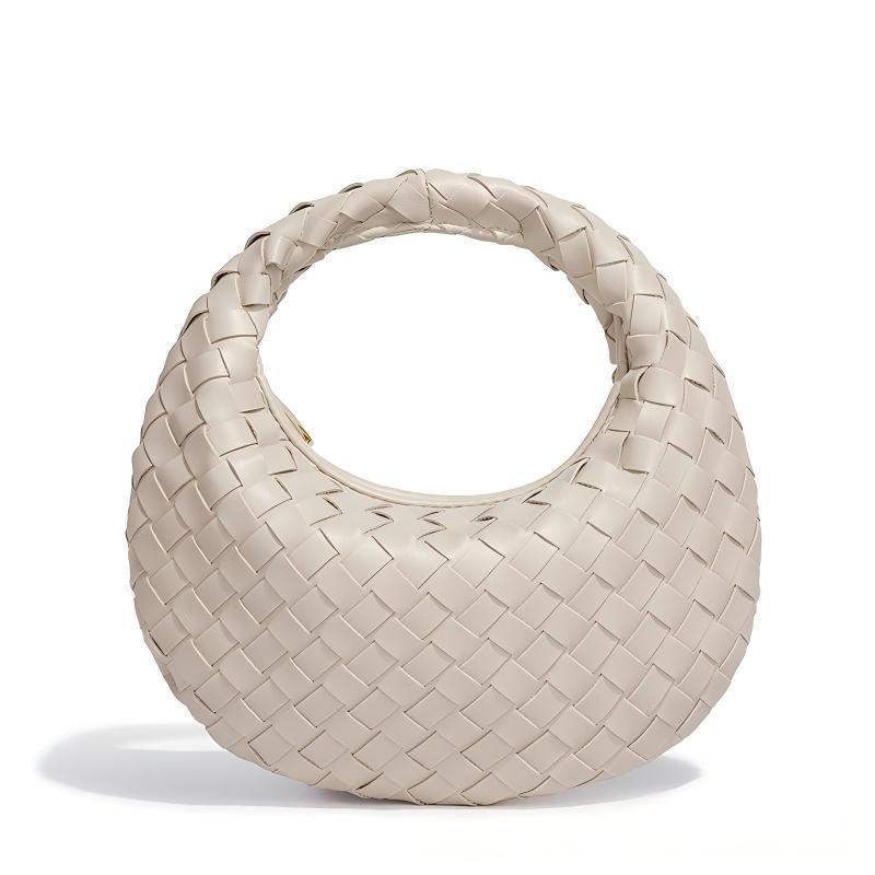 Cross-Border Hand-Woven Dumpling Bag For Women, Luxury Niche Handbag, High-End Underarm Crescent Bag, Factory Stock Wholesale - Thumbnail 3