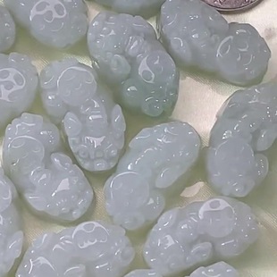 Manufacturer Wholesale Natural A-Grade Jadeite, Jadeite Fortune-Attracting Pixiu Jadeite Pendant Wholesale Dropshipping