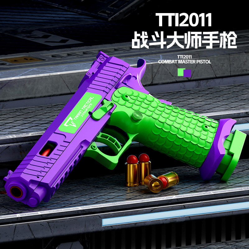 Master of Combat 2011 rabanes arrojados contra el soplado juguetes pistolas blandas modelo de educación para niños pequeñas pistolas balas