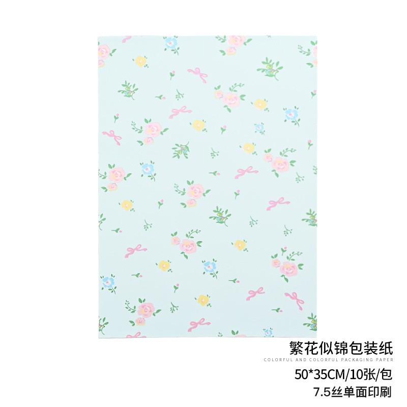 Papel coreano mate translúcido para embalaje de flores y ramos
