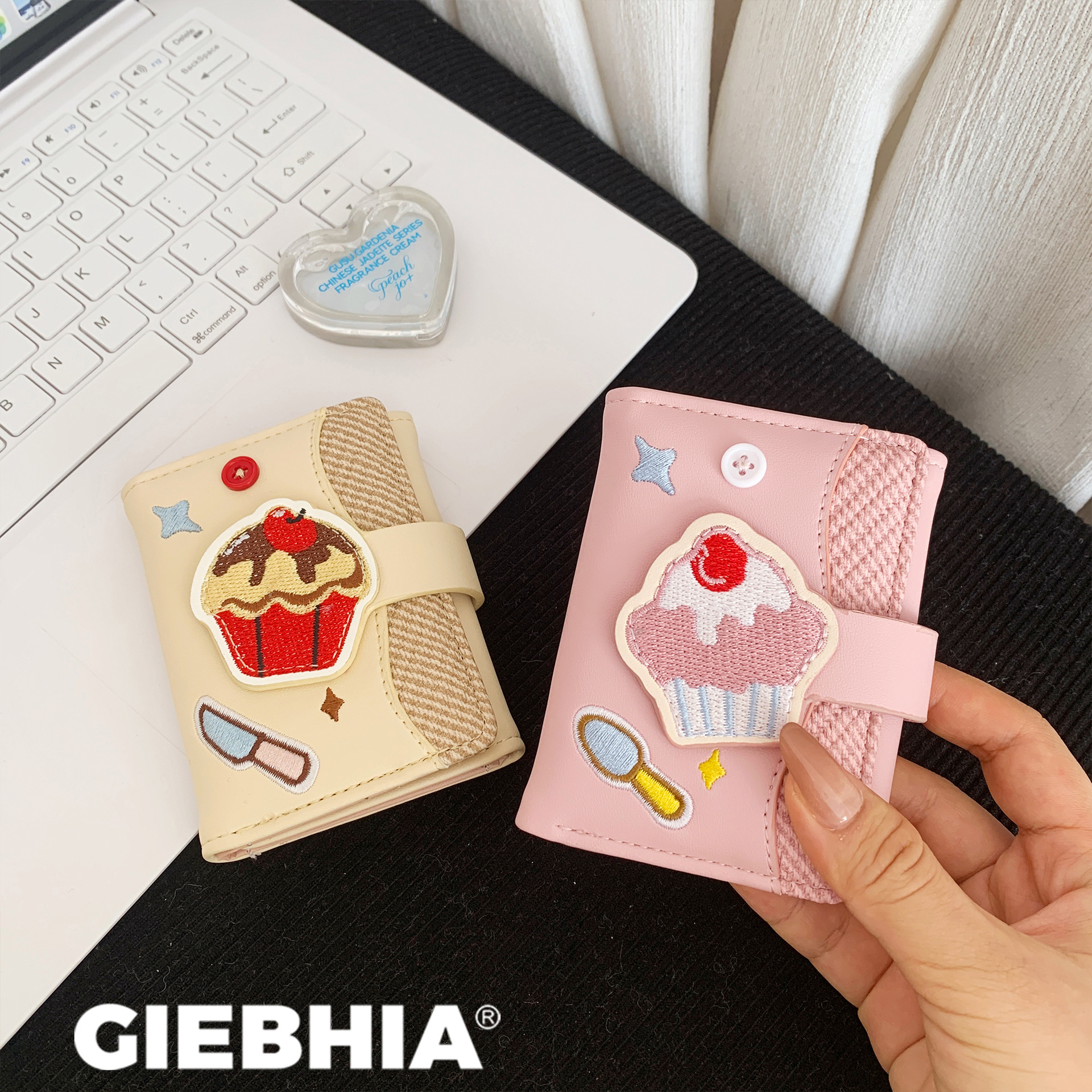 Cupcakes! Creative Cartoon-Style Korean Ins Fashion Women's Wallet with Large Capacity Card Holder, Hot-Selling Item