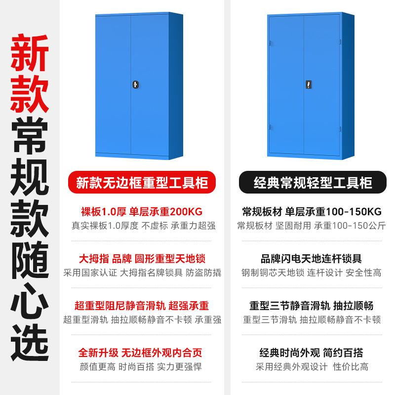 重型工具キャビネット工場用ブリキケース金物工具収納キャビネット工場はダブルドア自動車修理工具キャビネットを厚くした|undefined