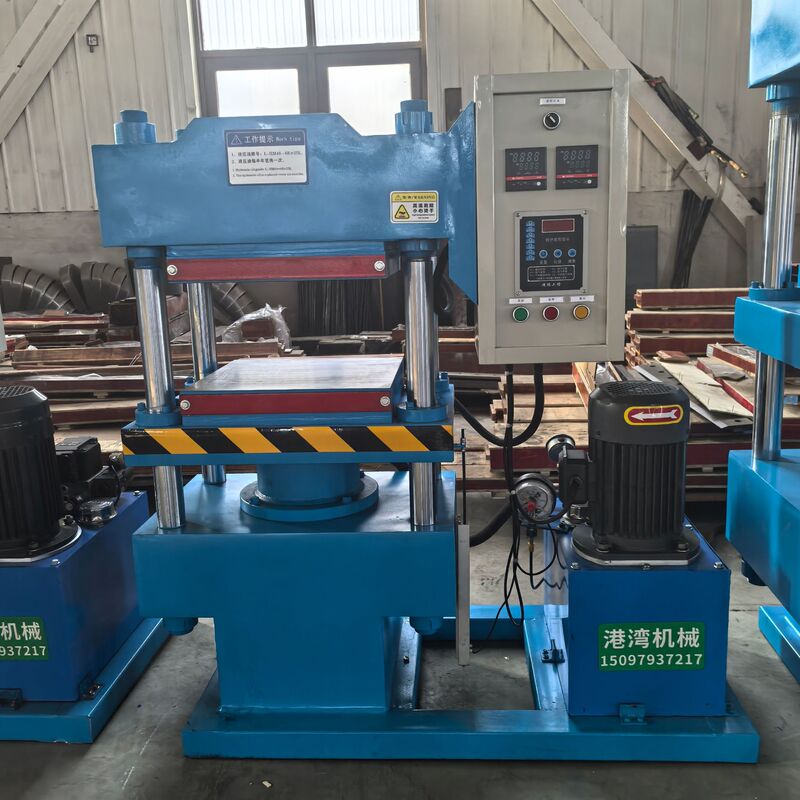 100t Rubber Ring Flat Vulcanization Press for Ports, Rubber Product Pressing and Curing Equipment