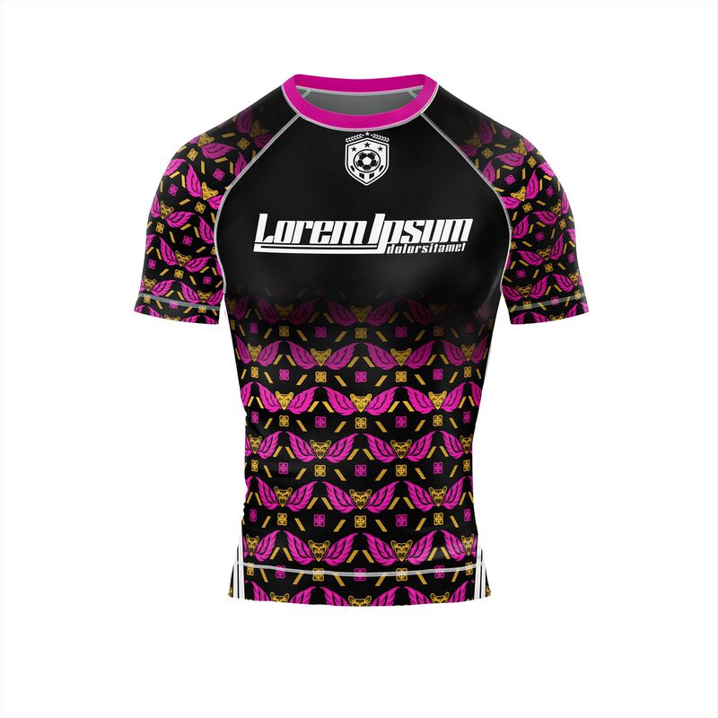 Fitness Compression Clothing Anti-Chafing Wear Custom 3D Digital Printing Breathable Four-Needle Six-Thread T-Shirt Full-Body Print Sample Fitness Compression Clothing Anti-Chafing Wear Custom 3D Digital Printing Breathable Four-Needle Six-Thread T-Shirt Full-Body Print Sample