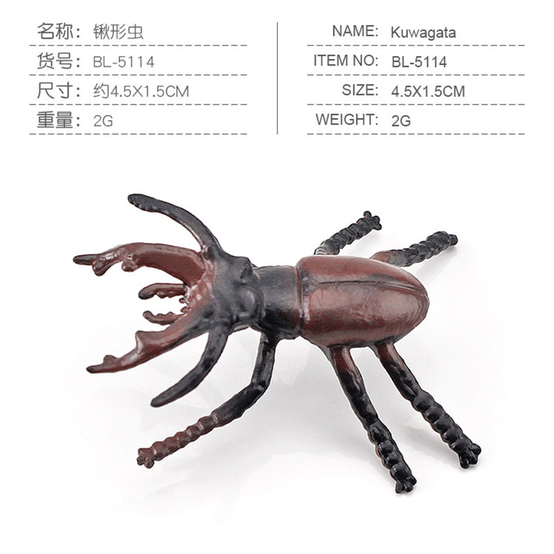 La exportación transfronteriza simulación insecto modelo animal Naruto mariquita mariposa tarántula espiga cognitiva decoración juguete