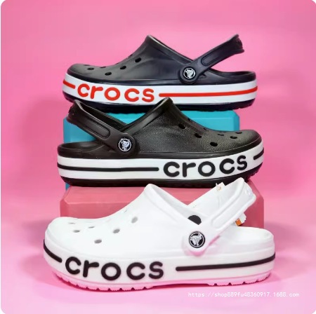 Crocs üslubunda uniseks bağlı başmaq və terlik