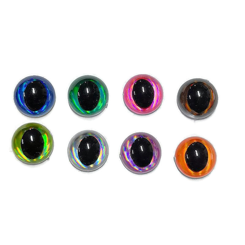 Resin Glitter Crystal Eyes DIY Accessories Eyeballs Animal Simulation Eyes Colorful Glitter Eyes Plush Toy Plastic