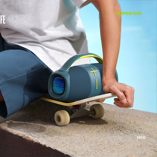 HOPESTAR H60 Portable Bluetooth Speaker Outdoor Waterproof Subwoofer Little Ares Audio Card
