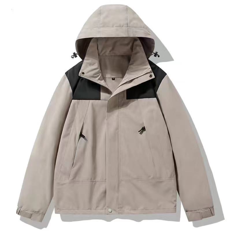 Red popularidad 3 - en - 1 chaqueta de asalto hombre y mujer chaqueta desmontable a prueba de viento traje de montaña traje de viaje traje frío comercio exterior