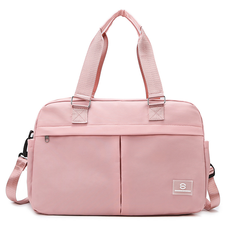 Bolsa de viaje portátil simple de gran capacidad bolsa de ocio bolsa de ejercicios bolsa de yoga bolsa de equipaje ligera multifuncional para mujeres