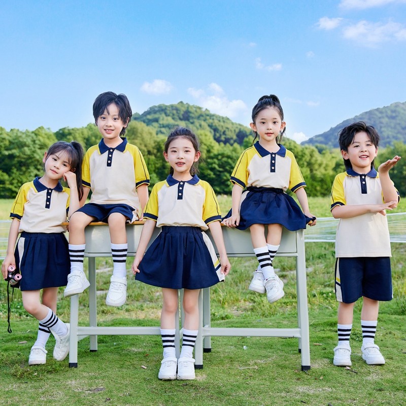 小学生制服夏スーツ4点セット幼稚園服夏春秋服3点セット子供春服|undefined