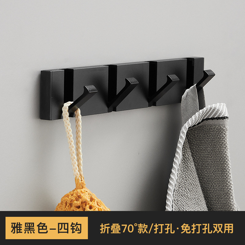 Gancho invisible creativo luz del hogar gancho de lujo perforador-puerta libre gancho oculto puerta de entrada gancho plegable