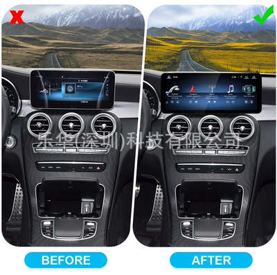 Suitable for 12.8 inch Mercedes-Benz CLA C Qualcomm intelligent modification central control navigation HD large screen carplay