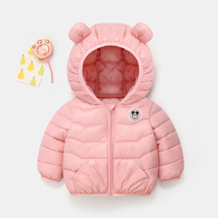 0歳から6歳までの子供用軽量綿服、秋冬用綿入れジャケット、男の子と女の子用の綿入れコート、幼児と小児用の防寒ジャケット卸売