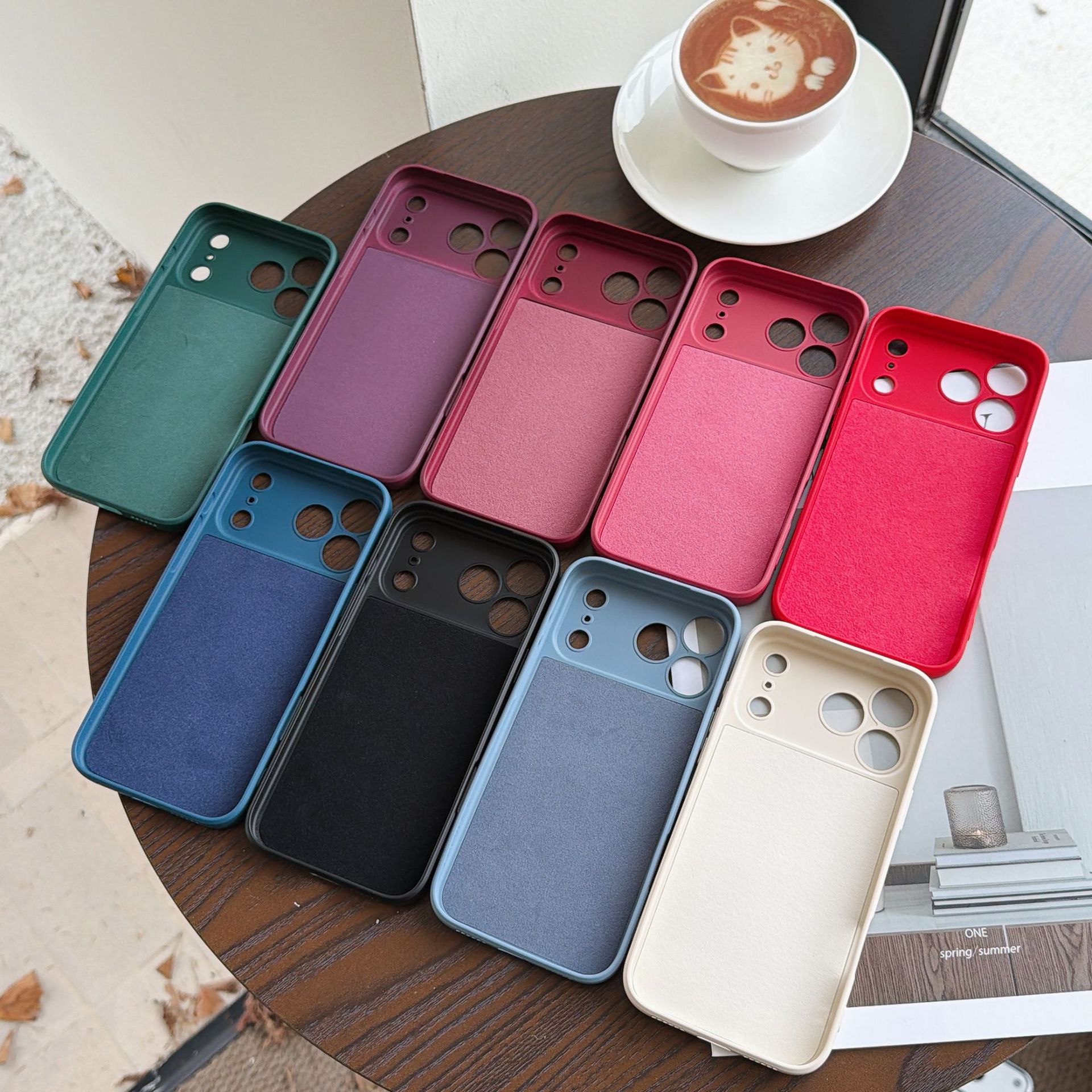 Funda Protectora de Silicona Líquida para iPhone 17Pro 15Pro 13 Anti-caída