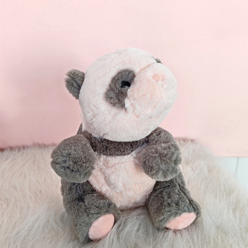 AURORA lindo cachorro de panda peluche muñeca panda muñeca niño regalo de cumpleaños muñeca al por mayor