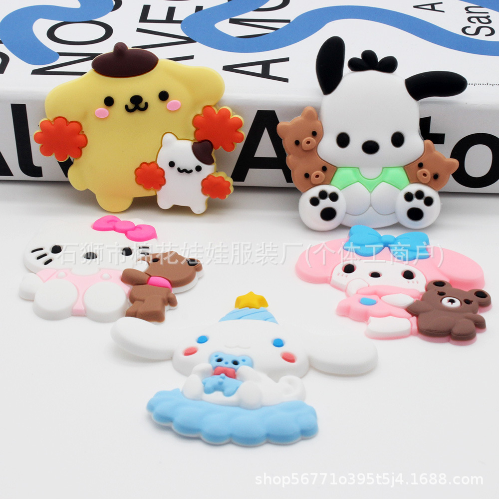 Cartoon slippers from soft rubber