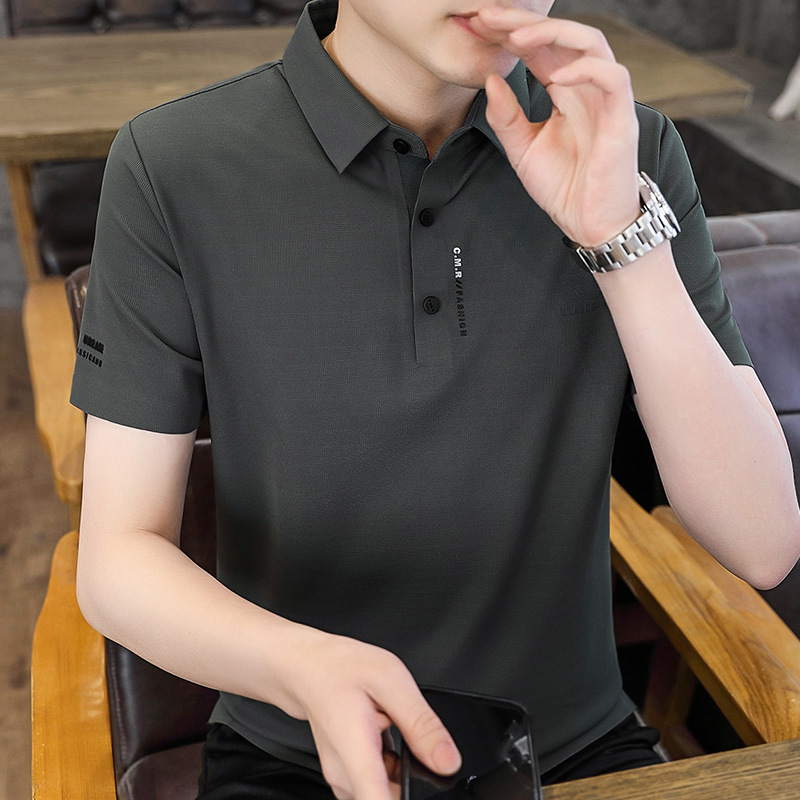 The Main Recommends the Popular Summer Short-Sleeved T-Shirt for Men, Casual Round Neck Top, Polo Shirt, Breathable, Comfortable, Business and Leisure The Main Recommends the Popular Summer Short-Sleeved T-Shirt for Men, Casual Round Neck Top, Polo Shirt, Breathable, Comfortable, Business and Leisure