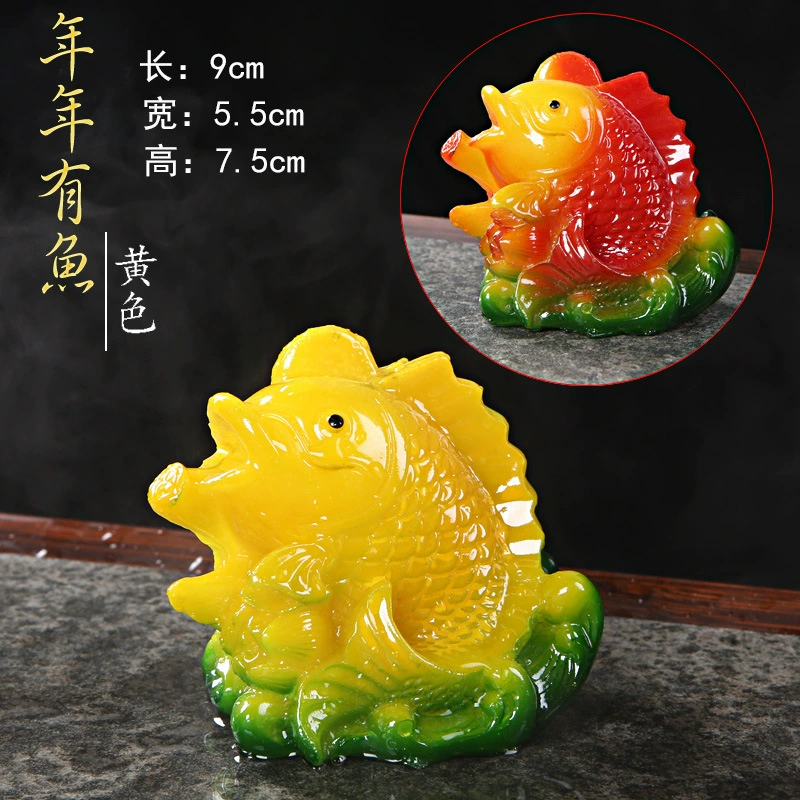 Производитель Creative Color Changing Monkey King Tea Pet Douyin Однородный стиль лебедь смола Украшение для чайного стола аксессуары для чайной церемонии
