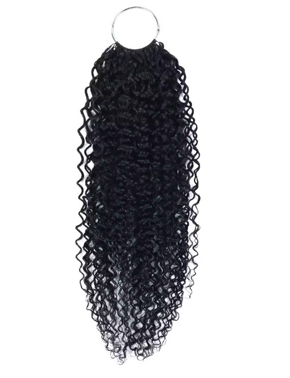 Extensiones de Cabello Humano de Pluma, Cabello Real, Tejido a Mano