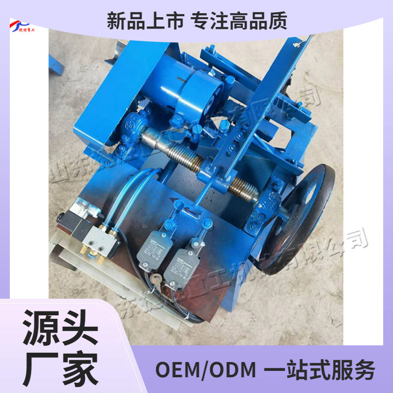 Máquina semiautomática de tornillo de varilla redonda pequeña varilla de barrido máquina de corte de dientes de varilla de madera equipo de procesamiento automático de tornillo de varilla de madera