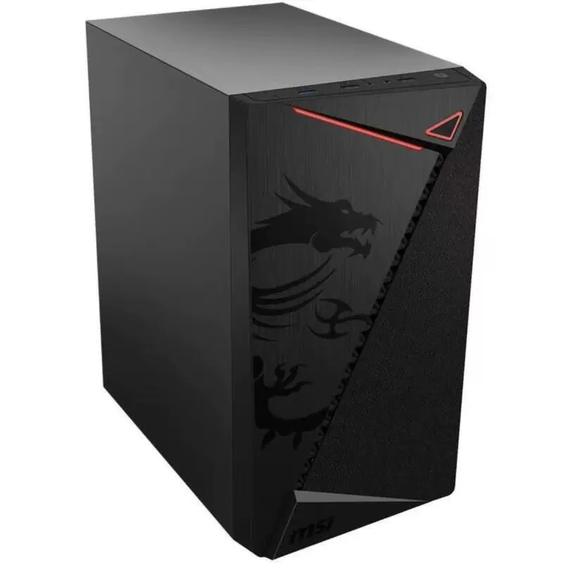 Корпус настольного компьютера MSI PAG M301 с рисунком дракона, форм-фактор M-ATX/ITX, вертикальная установка, подходит как настольный уровень