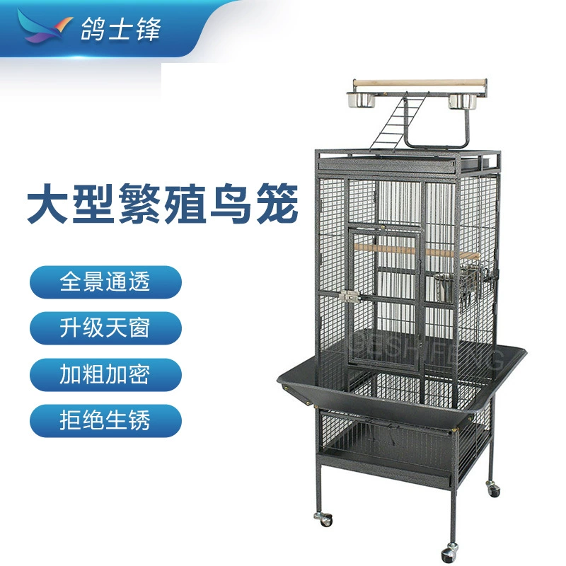 Роскошная клетка для попугаев большая клетка для птиц железная большая клетка для птиц просмотр клетки для птиц большое пространство клетка для разведения оптом