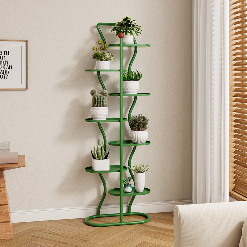 Wholesale Nordic multi-layer floor-standing flower stand indoor…