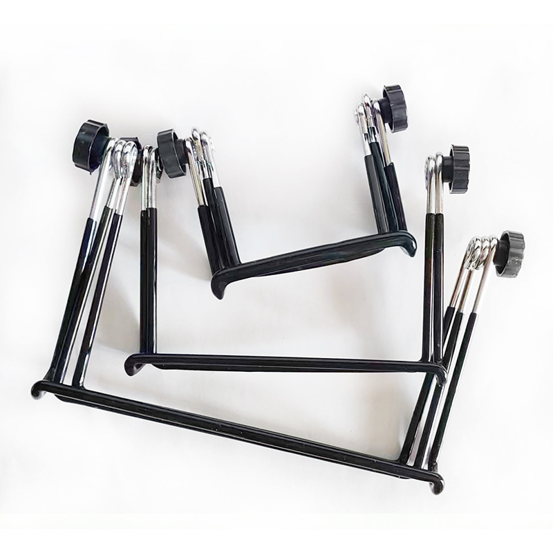 Fábrica al por mayor tableta de teléfono móvil soporte de alambre de hierro escritorio simple arte decoración libro marco de fotos pantalla estante universal