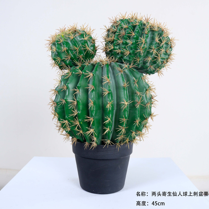 仿真龙神柱仙人掌寄生仙人球摩洛哥沙生植物造景软装样板工程装饰|undefined