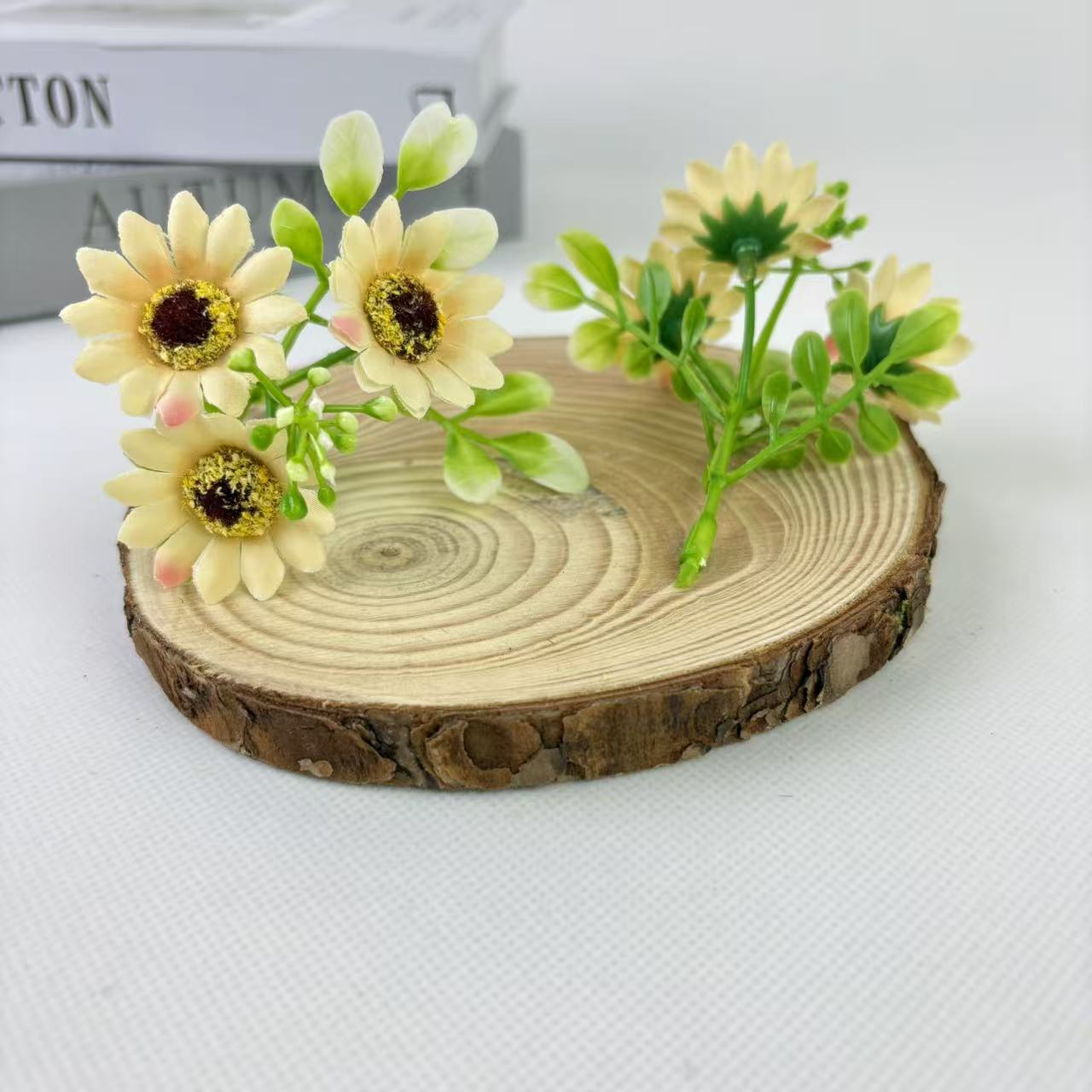 Pastoral pequeña flor fresca guirnaldas de flores tocado de novia fotografía accesorios de vacaciones joyas tocado de flores de pinza mini