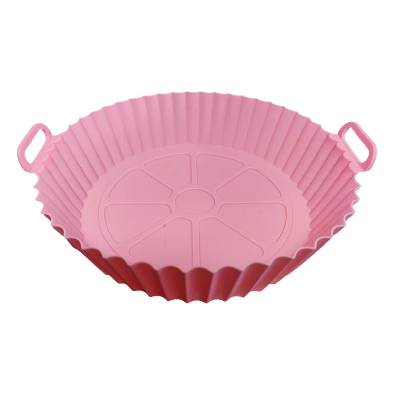 일반형 [70g 원형 실리콘 베이킹 팬] 20*17.5*5cm 벚꽃 핑크