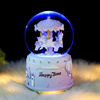 Space astronaut, crystal, music box, jewelry for elementary school students, hydrolate, water polo ball, with snowflakes, Birthday gift