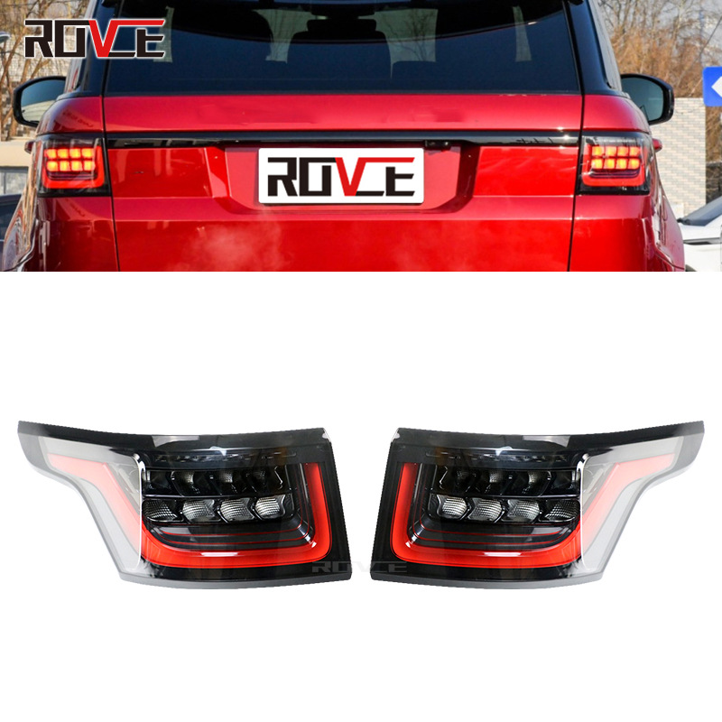 Aplicable a 14-17 Range Rover Sports Change 18-19 deportes luz trasera luz de freno trasera anti-Chase LED luz trasera