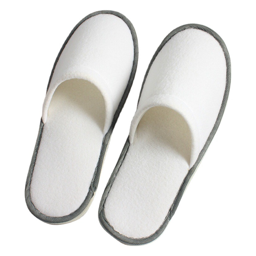 Star Hotel Disposable Slippers Hotel Homestay Special Thickened Non-slip Household Disposable Slippers Wholesale LOGO