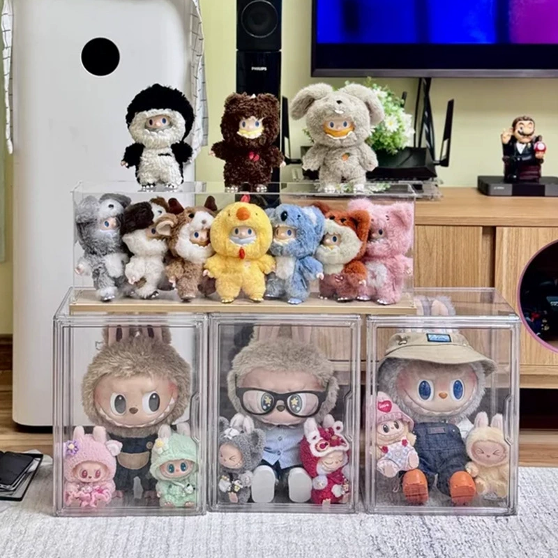 Display Box (Labubu) Acrylic Doll Display Cabinet, Transparent Multi-Size Storage