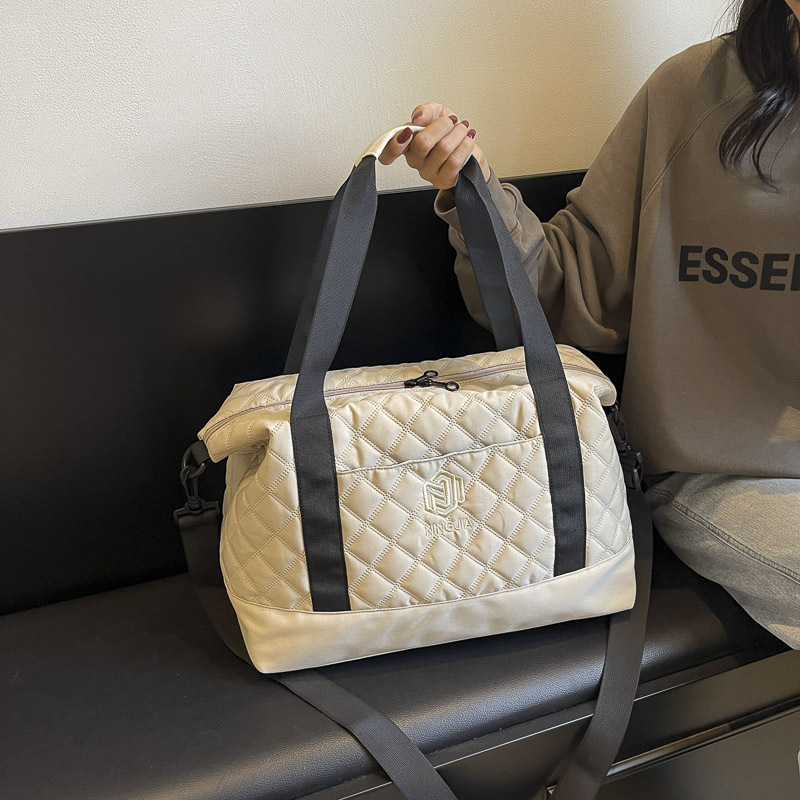 Travel Bag, Large-Capacity Sports and Fitness Bag, Short-Distance Business Trip, Cross-Body Yoga Storage Bag, Can Be Used as a Trolley Case