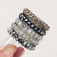 扎头发皮筋无痕电话线发圈加粗小号简约绑头发电线圈可