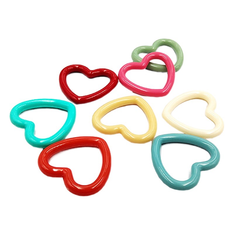 Nuevos productos transfronterizos ins todo-fósforo hueca amor diy aretes horquilla tocado traje de baño de mujer joyería bolso de accesorios