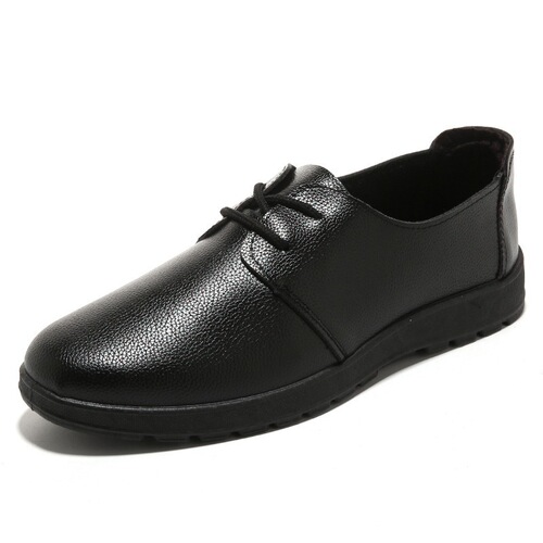 Men's Leather Shoes Breathable Business Casual Shoes for Men, Formal Shoes for Middle-Aged and Elderly, Soft Sole Father's Shoes
