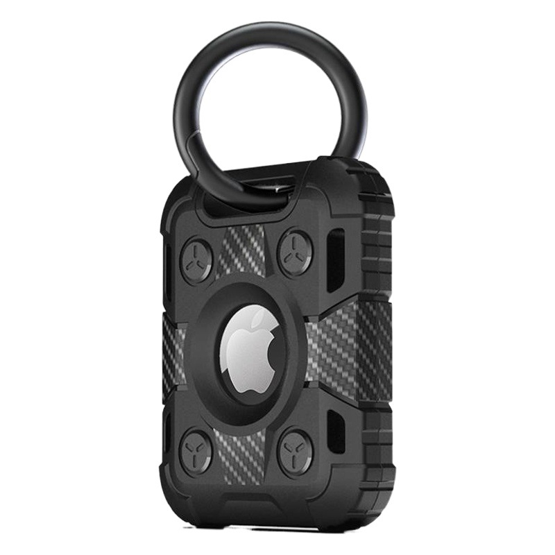 El logotipo se puede agregar para la cubierta protectora de goma suave de la cáscara TPU del perseguidor anti-perdido del tanque de Apple AirTag