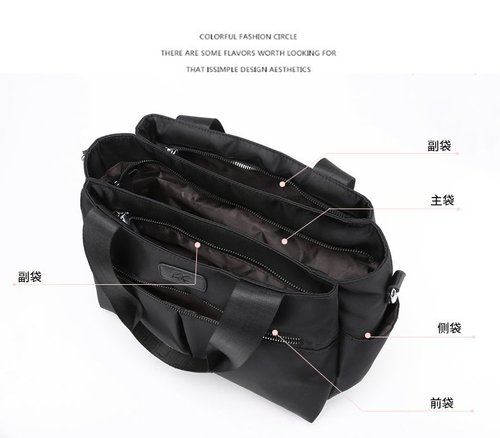 Waterproof Nylon Cloth Bag Trendy Lightweight Shoulder Bag  New Women's Crossbody Bag Versatile Women's Bag