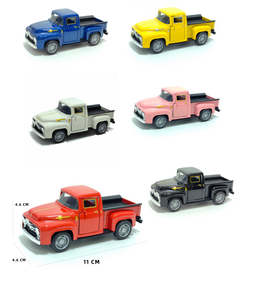 1: 43 modelo de automóvil de aleación todoterreno modelo de automóvil infantil muñeca máquina de juguetes de retroceso regalo para niños al por mayor