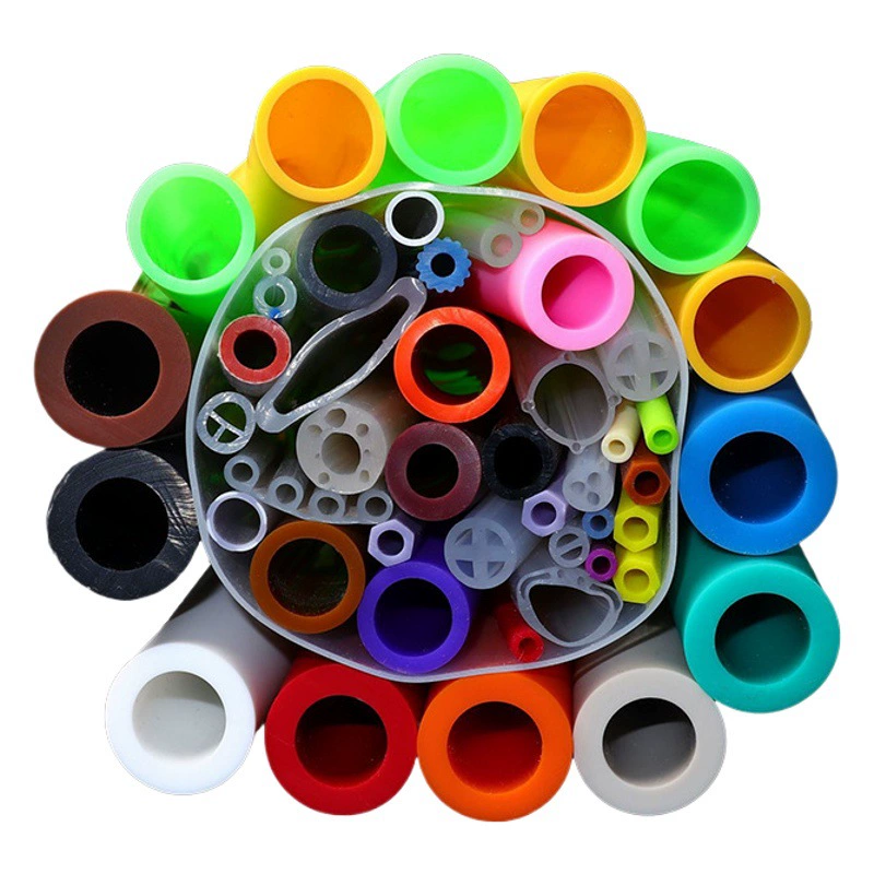 Силиконовая трубка, силиконовый резиновый шланг, устойчивый к высоким температурам, к кислотам и щелочам, пищевой силиконовый шланг, огнестойкий, проводящий, антибактериальный силиконовый шланг.