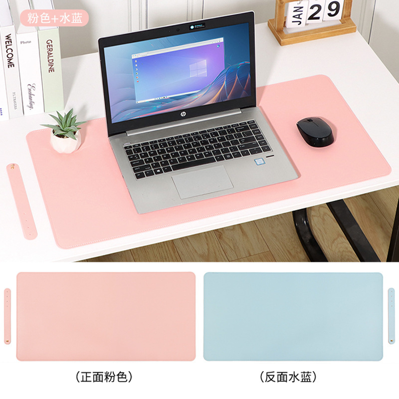 マウスパッド超巨大耐汚れ両面革防水清潔デスクマットゲームキーボードパッドパソコン事務机マット|undefined