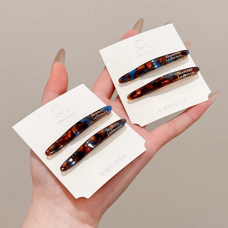 Coreano acido vinagre clip de cabello para mujeres un clip lateral 2025 nuevo estilo de alto nivel detrás de la sensación de cabeza de clip de cabello frisa