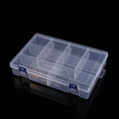 レゴ部品分類漁具空箱部品工具箱透明蓋付きプラスチック大型厚さ10格収納箱